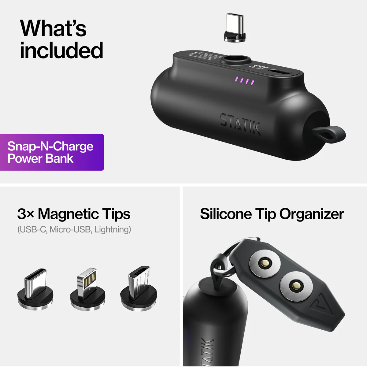 3-in-1 Portable Charger - Image 4
