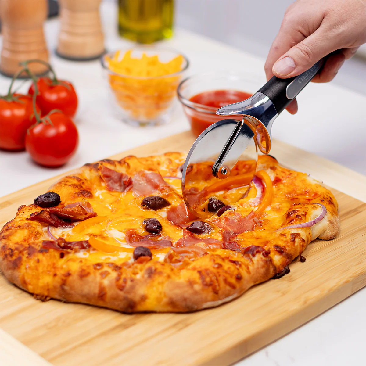 3-Piece Glazed Pizza Stone Set - Image 22