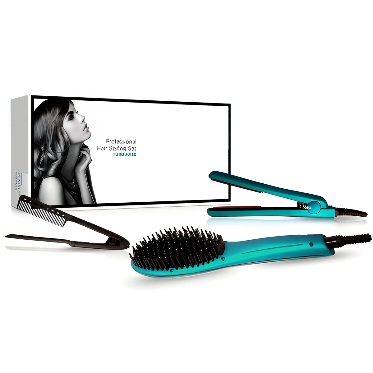 3-Piece Heated Hair Tools Set - Image 2