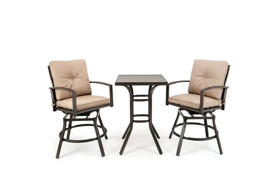 3-Piece Swivel Bar Table Set - Image 2