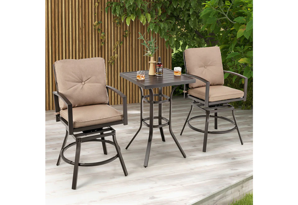 3-Piece Swivel Bar Table Set - Image 8