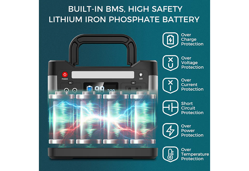 320W Outdoor Portable Power Station - Image 8