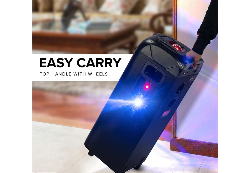 360° Portable Bluetooth Speaker With LED Party Lighting - Image 8