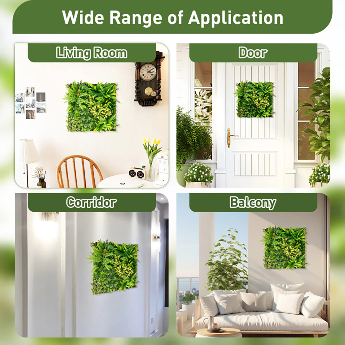 3D Hanging Greenery Hedge (Set of 2) - Image 3