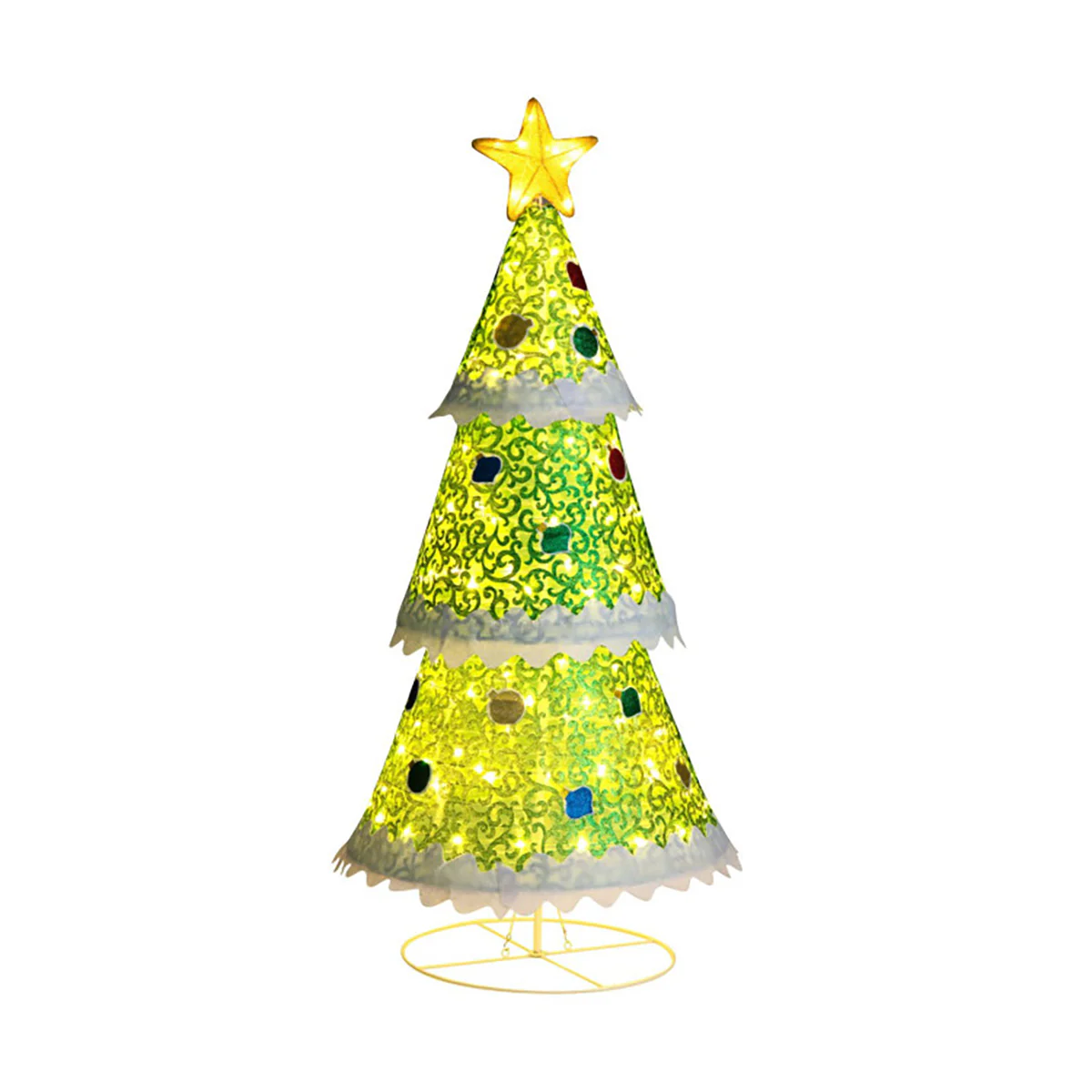 4.6' Pre-Lit Pop-up Christmas Tree - Image 2
