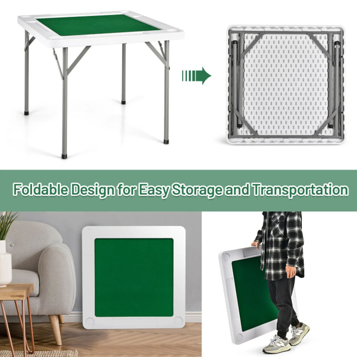 4-Player Mahjong Game Table - Image 5