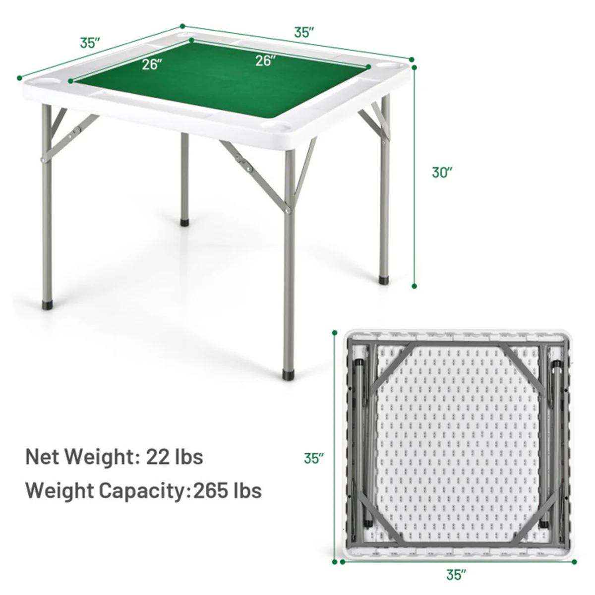 4-Player Mahjong Game Table - Image 8