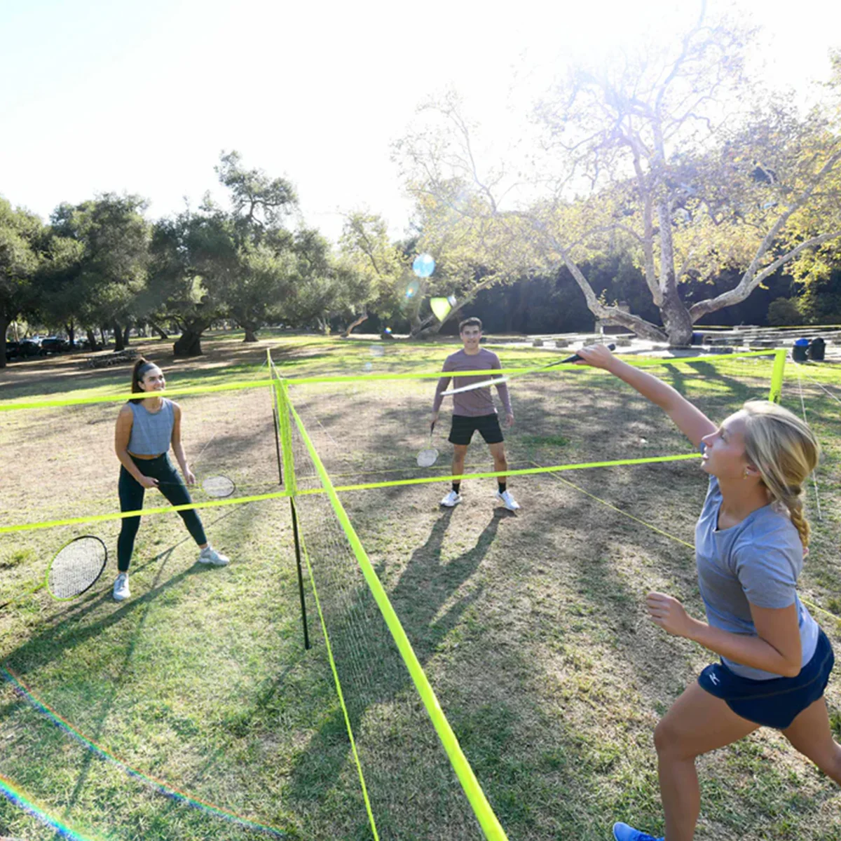 4-Square Volleyball Badminton Set Combo - Image 6