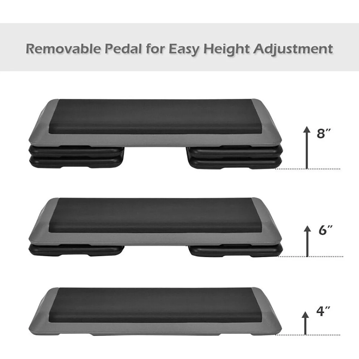 43'' Height Adjustable Fitness Aerobic Step Platform - Image 19