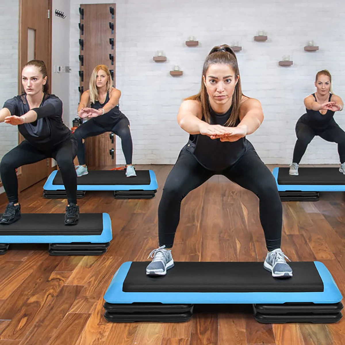 43'' Height Adjustable Fitness Aerobic Step Platform - Image 8