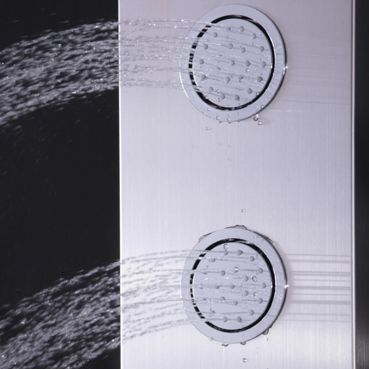 47'' Stainless Steel Massage Jet Shower Panel - Image 4