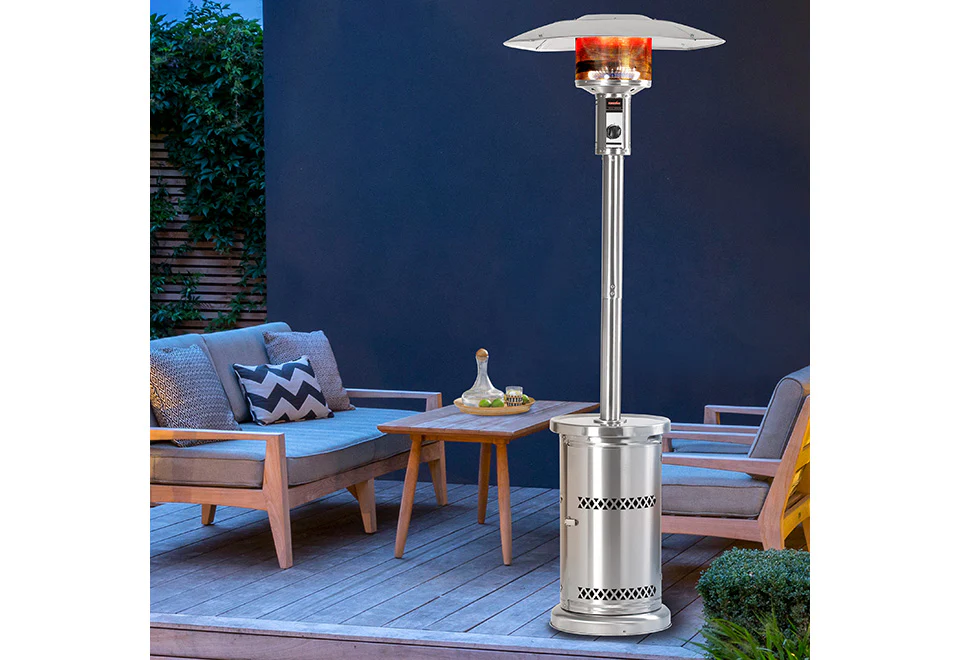 48,000 BTU Stainless Steel Floorstanding Patio Heater - Image 3