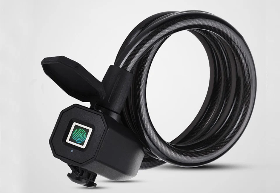 5' Fingerprint Cable Bike Lock - Image 5