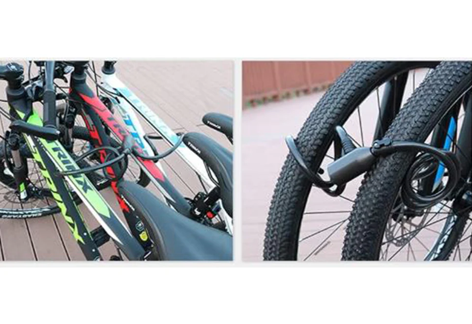5' Fingerprint Cable Bike Lock - Image 7