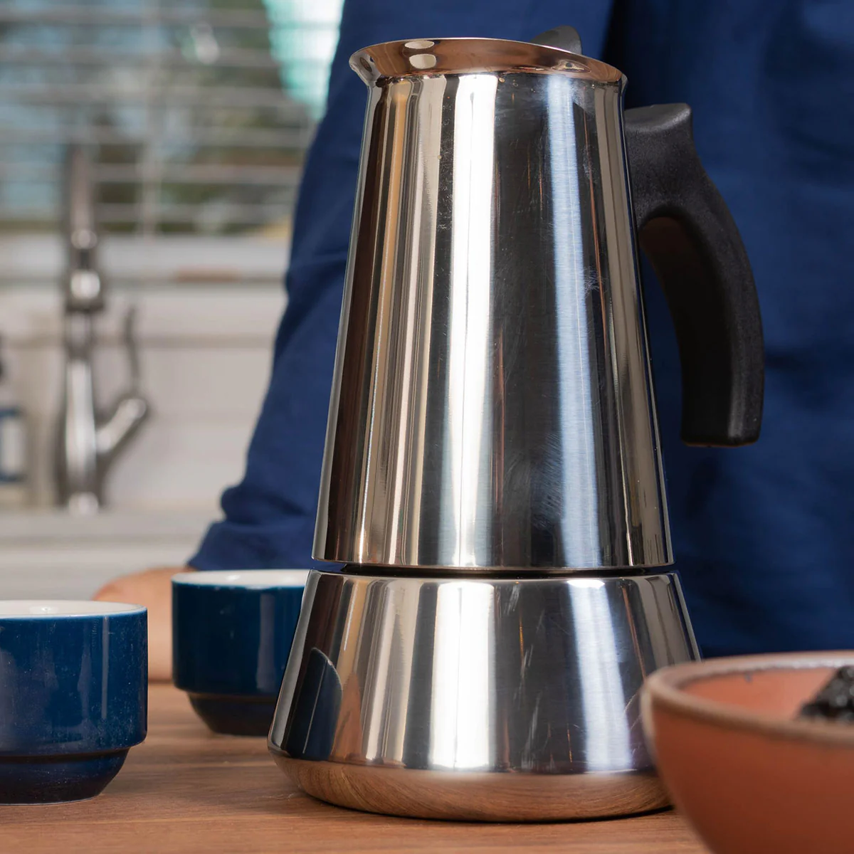 500 mL Stainless Steel Espresso Maker and Spoon Set - Image 10