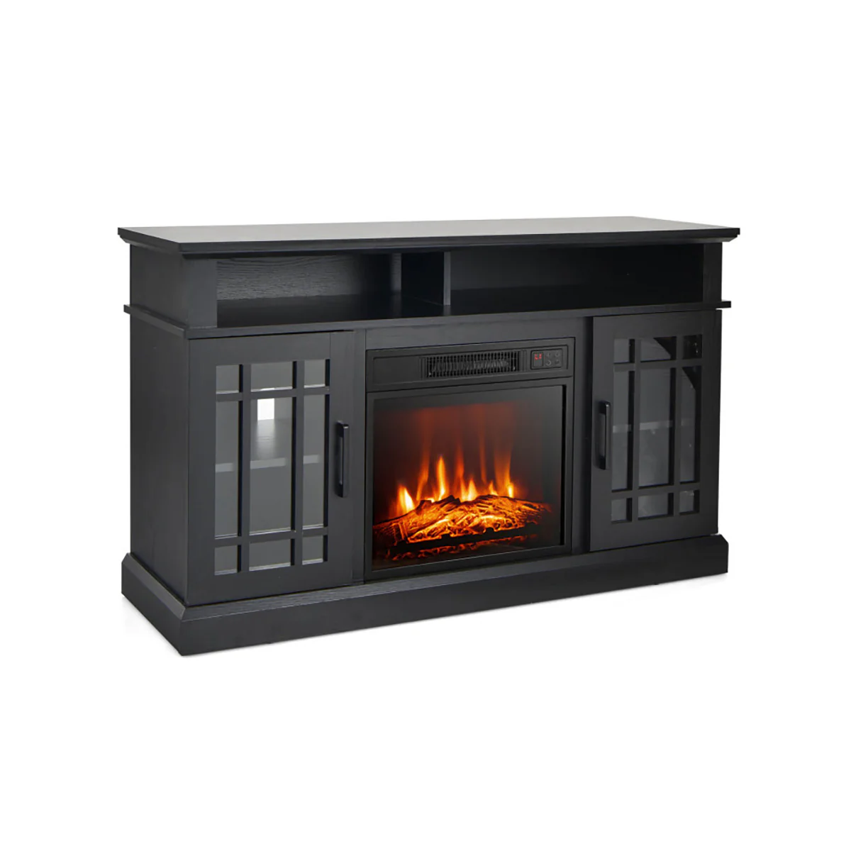 58'' Fireplace TV Stand with Adjustable Shelves - Image 2