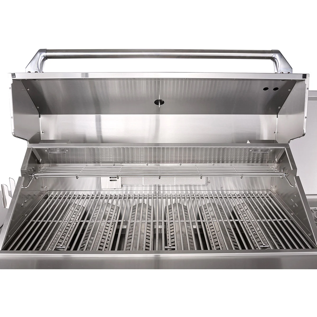 6-Burner Propane Gas Grill Island with Rotisserie and Outdoor Refrigerator - Image 13