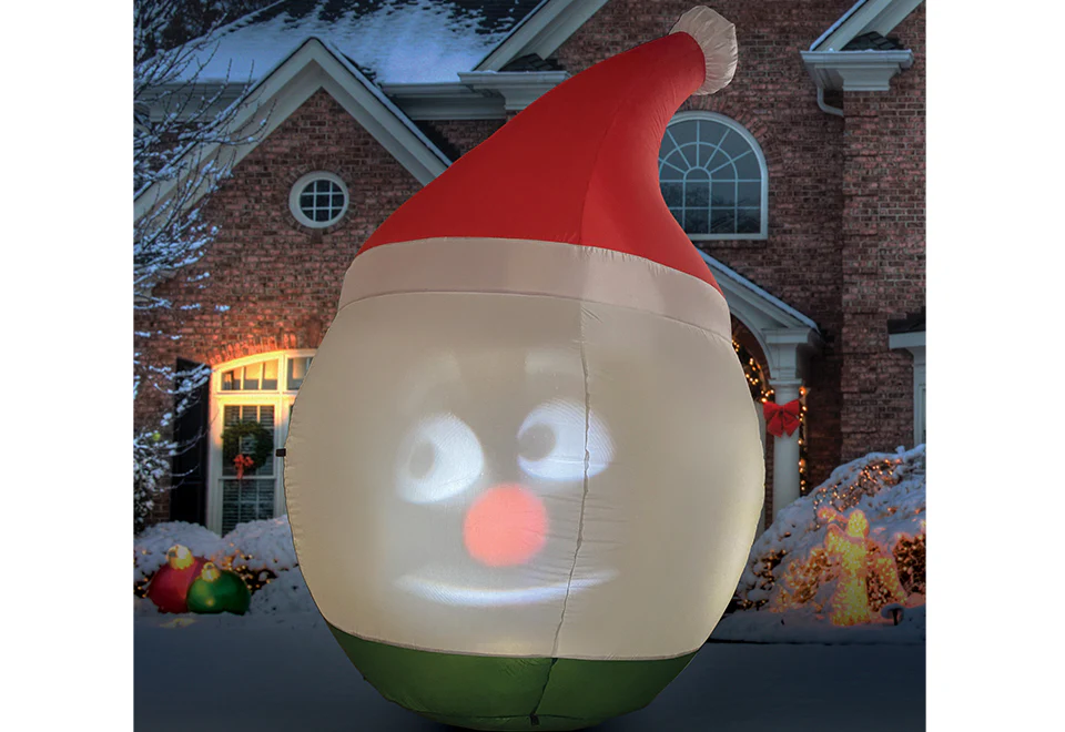 6-Ft. Inflatable Animated Snowman - Image 2