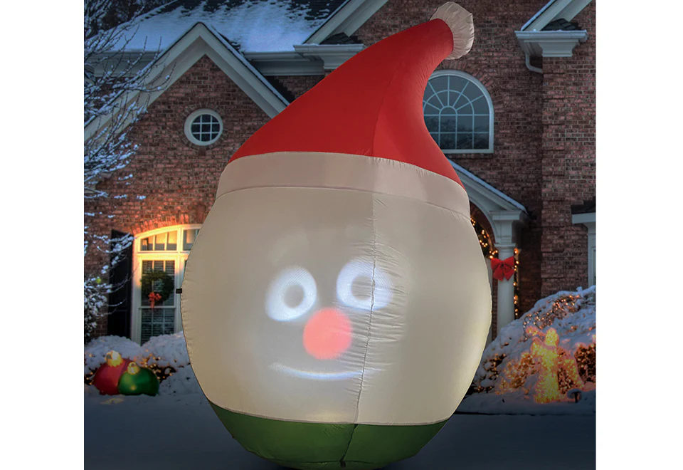 6-Ft. Inflatable Animated Snowman - Image 3