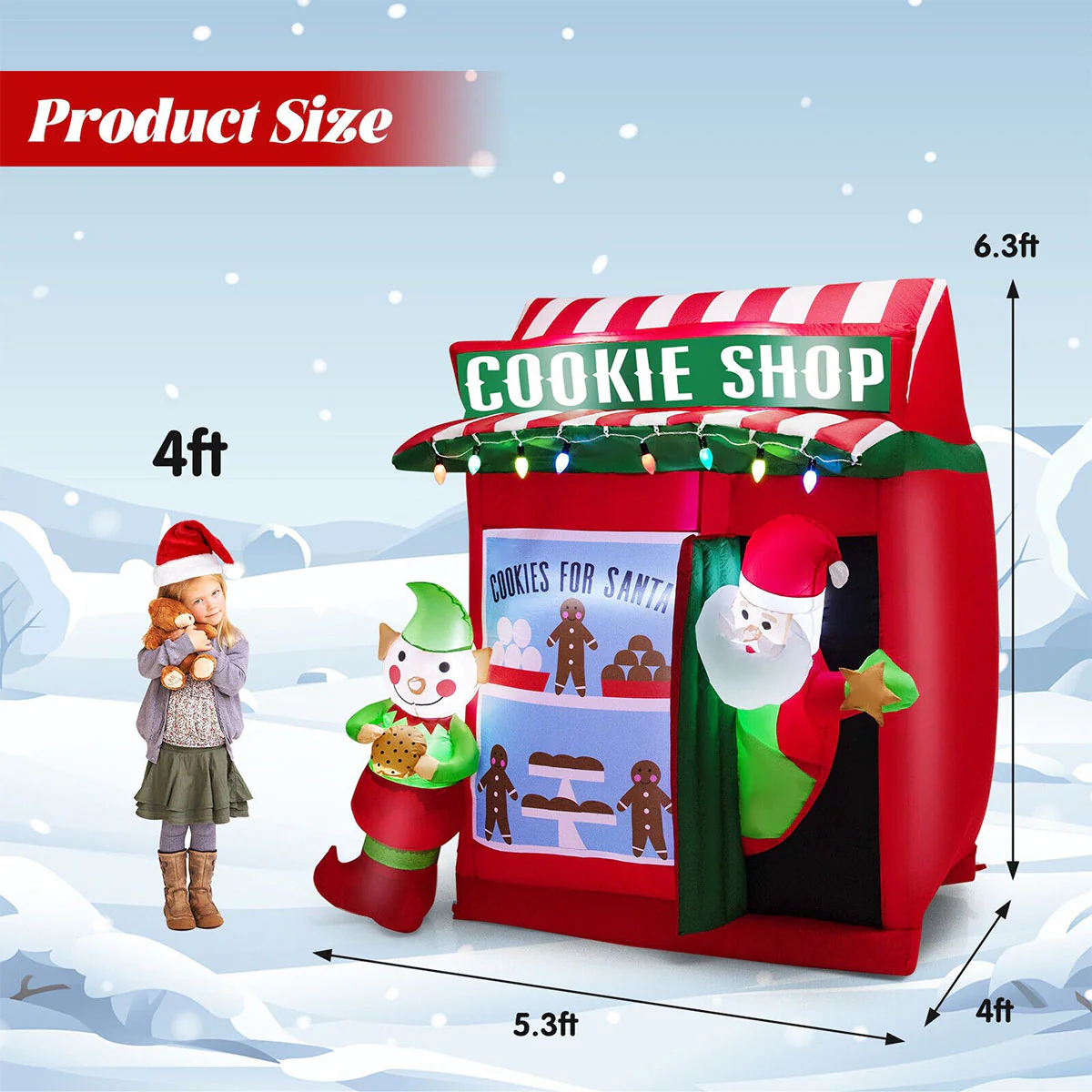 6-Ft. Inflatable Cookie Shop - Image 2