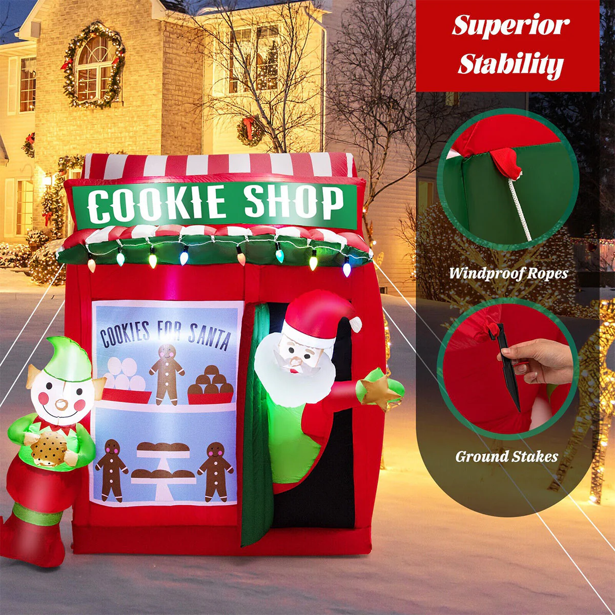 6-Ft. Inflatable Cookie Shop - Image 7