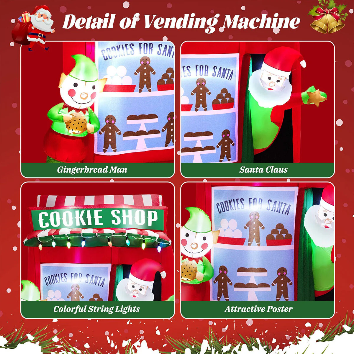6-Ft. Inflatable Cookie Shop - Image 9