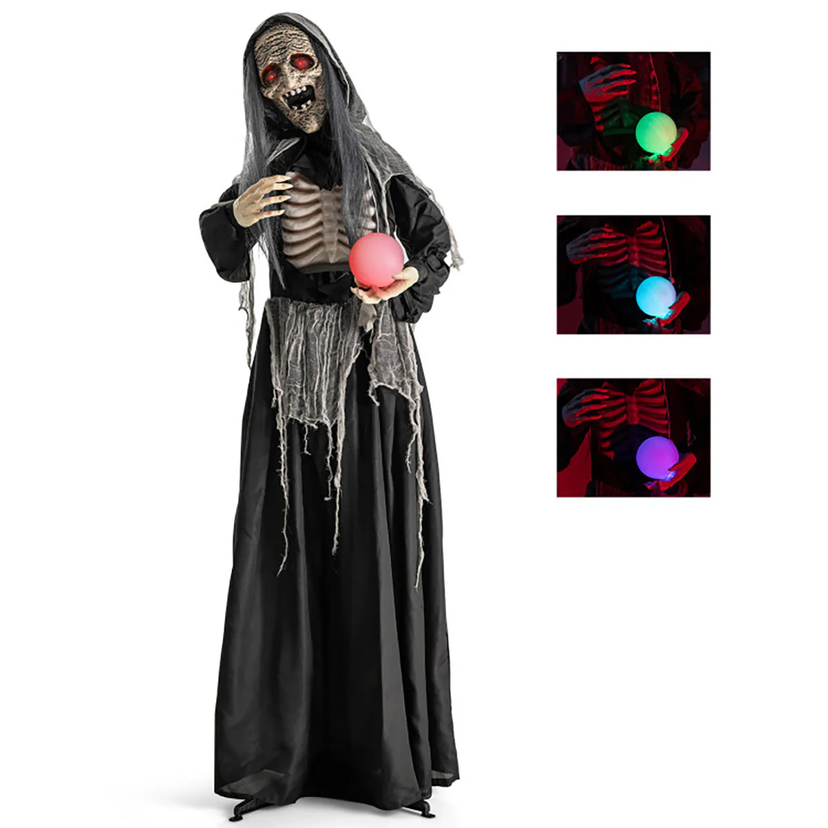 6 Ft. Mechanized Witch - Image 2