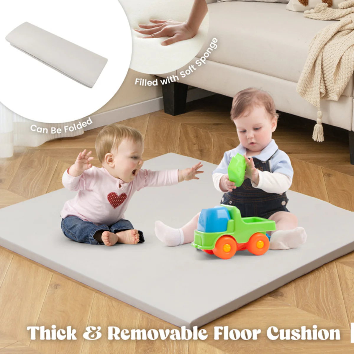 6-in-1 Wooden Indoor Play Tent - Image 7