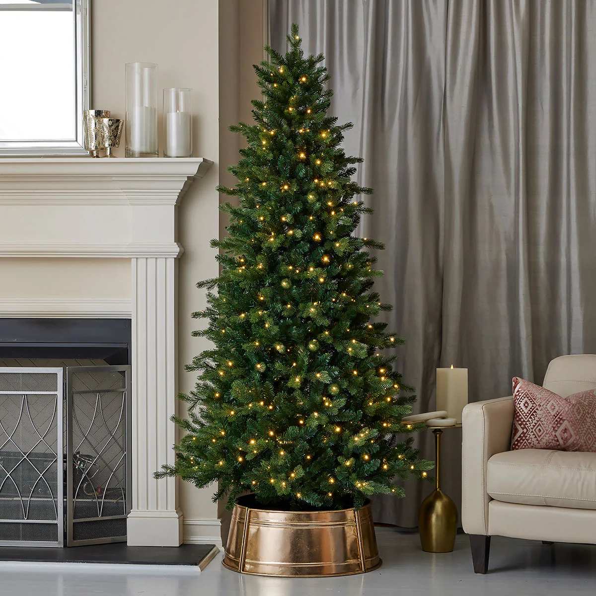 6' Palmetto Pine Christmas Tree - Image 5
