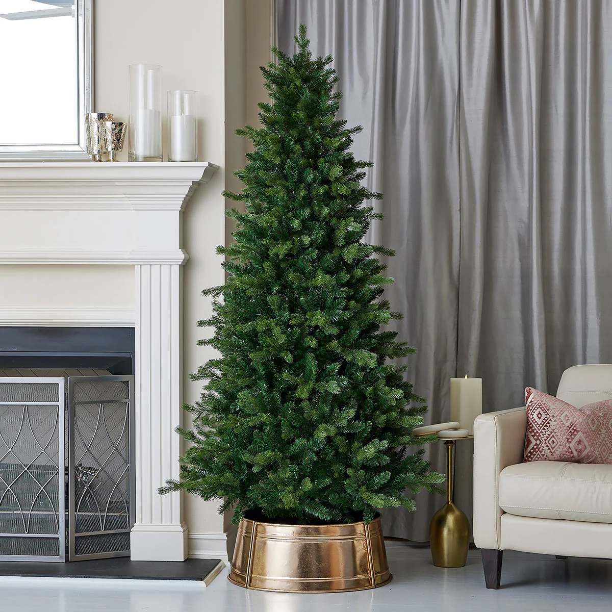 6' Palmetto Pine Christmas Tree - Image 6