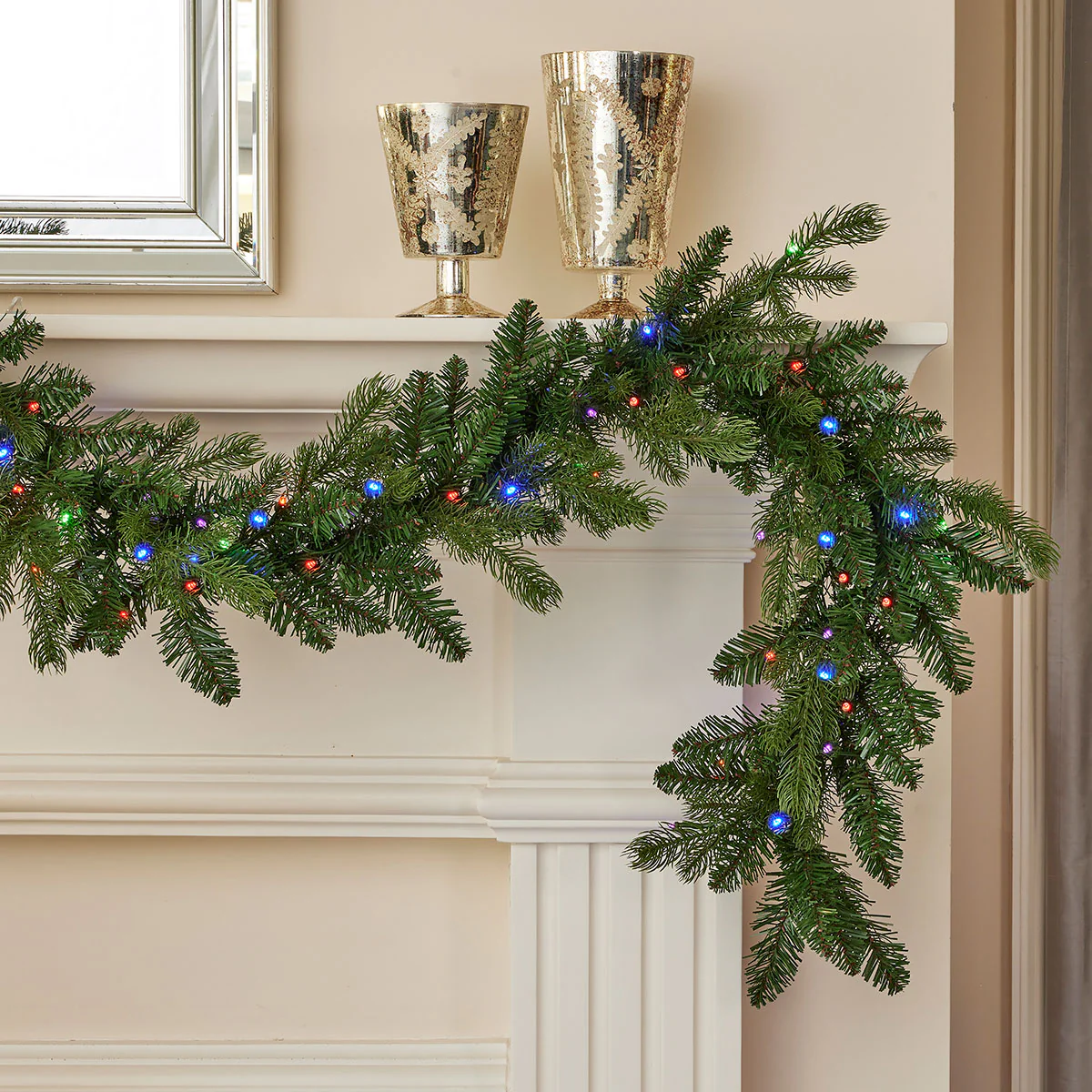 6' Palmetto Pine Garland - Image 9