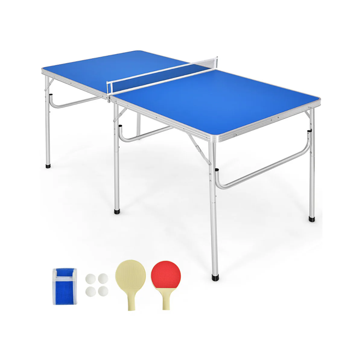 60'' Folding Ping Pong Table Game Set - Image 12