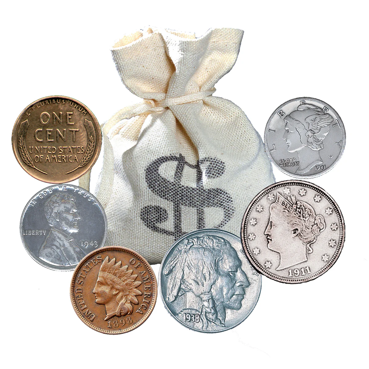 60 Historic Coin Bankers Bag - Image 2