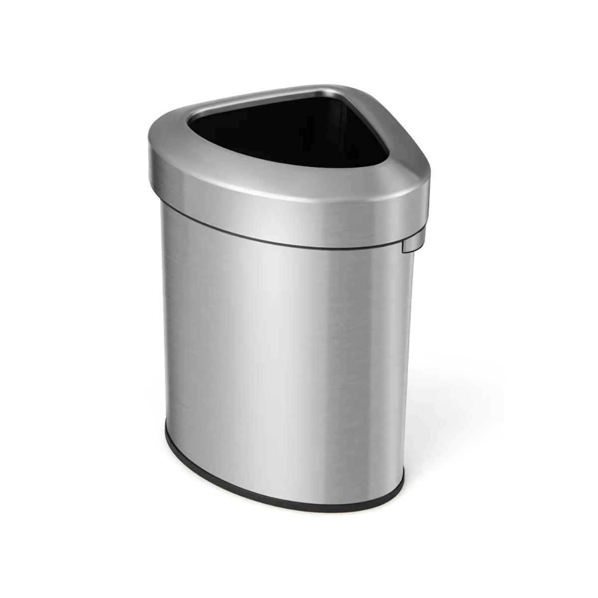 60L Stainless Steel Corner Trash Bin - Image 11