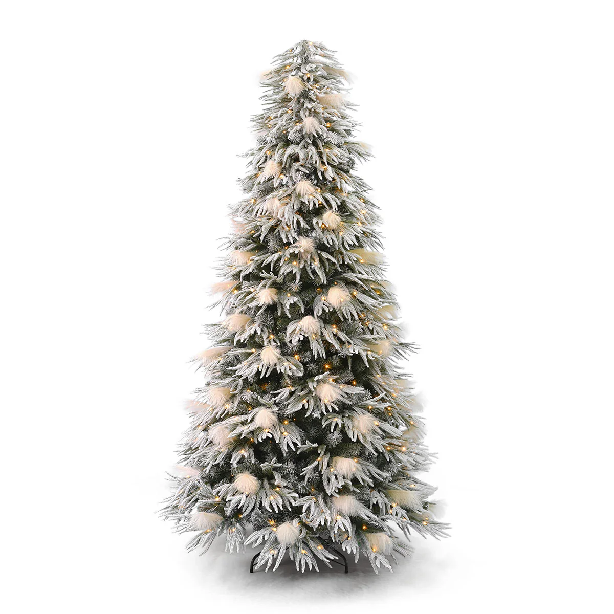 7.5' Pine and Pampas Christmas Tree - Image 2