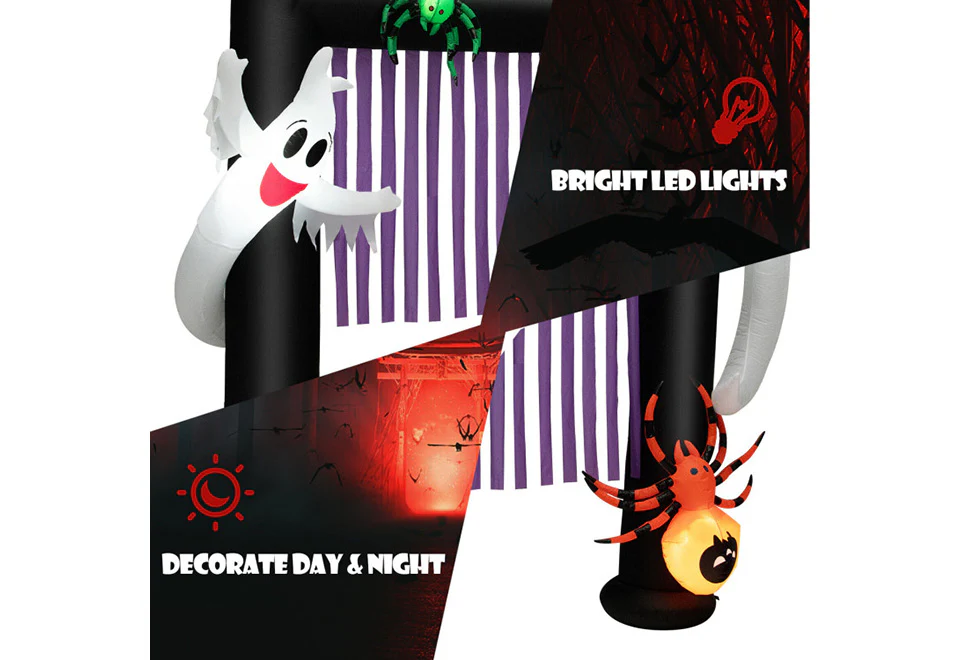 7-Ft. Inflatable Halloween Gateway - Image 6