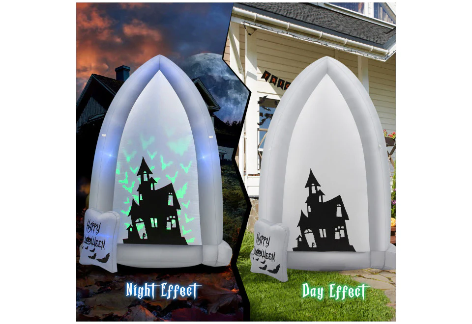 7-Ft. Inflatable Halloween Tombstone - Image 7