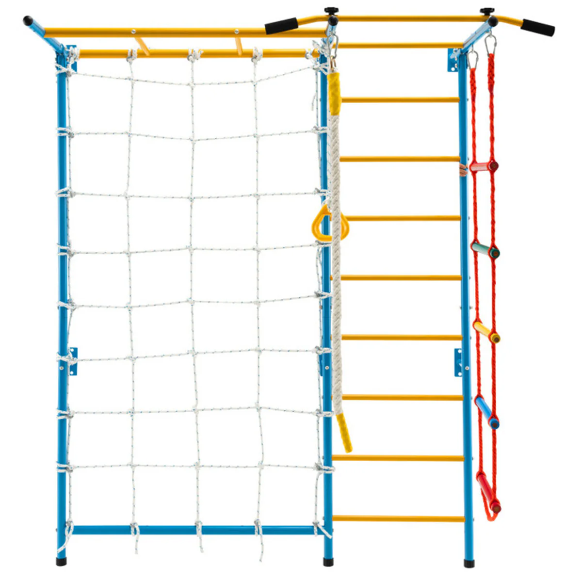 7-in-1 Kids Indoor Swedish Wall Gym Set - Image 11