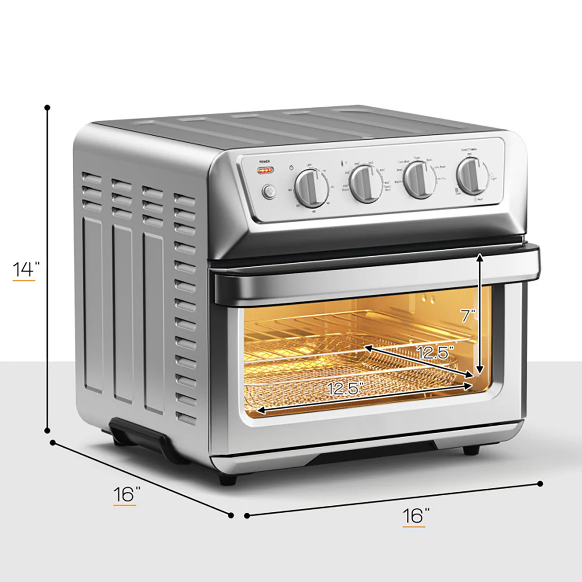 7-in-1 Professional Convection Air Fryer Toaster Oven - Image 8