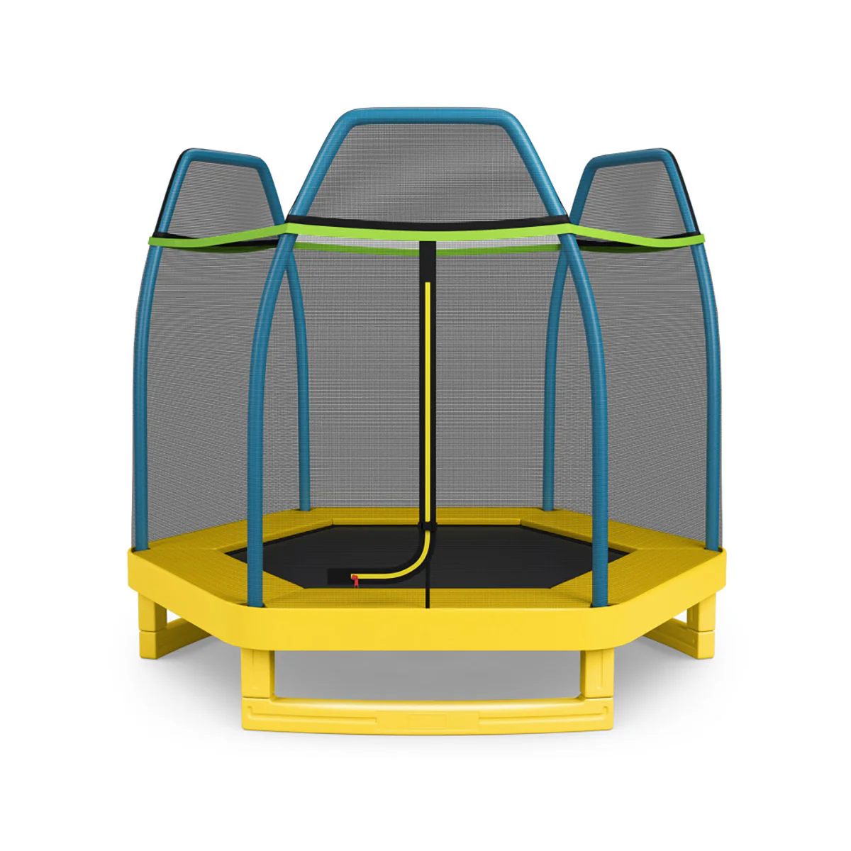 7' Kids Bounce Jumper Trampoline with Enclosure - Image 39