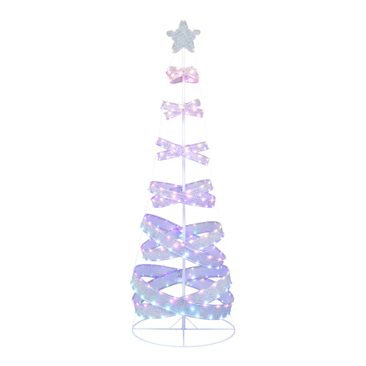 7' Pre-Lit Spiral Christmas Tree Decoration - Image 2