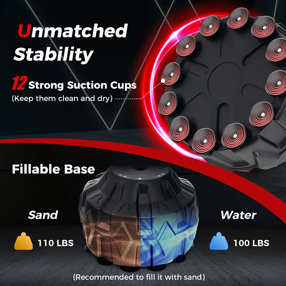 70'' Freestanding Punching Bag - Image 4