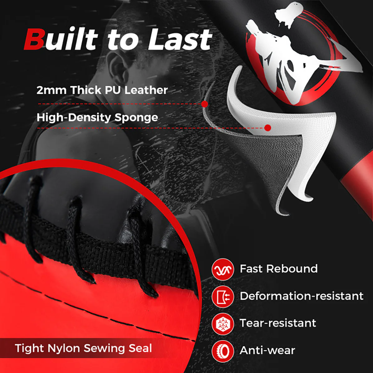 70'' Freestanding Punching Bag - Image 7
