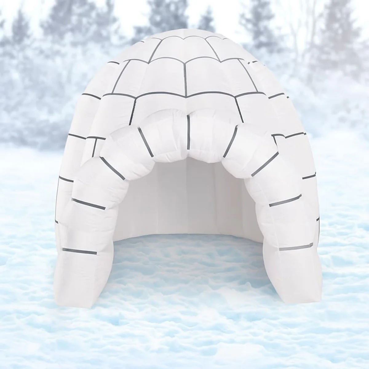 8' Color Changing Inflatable Igloo - Image 5
