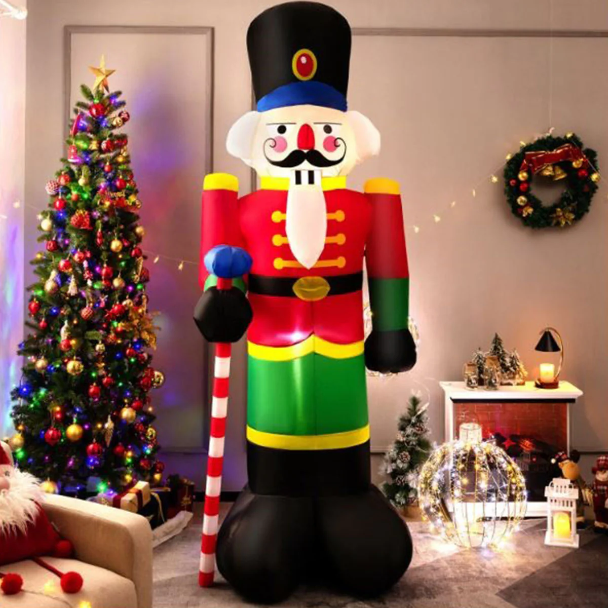 8-Ft. Inflatable Nutcracker Soldier - Image 7