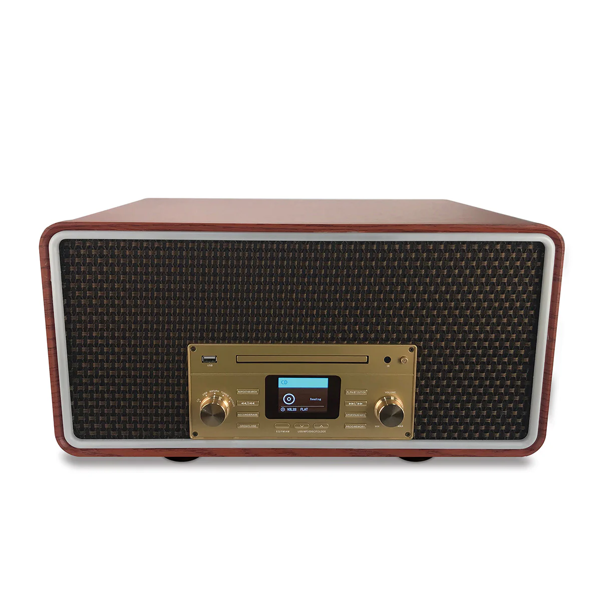 8-in-1 Bluetooth Record Player Multimedia Center - Image 4