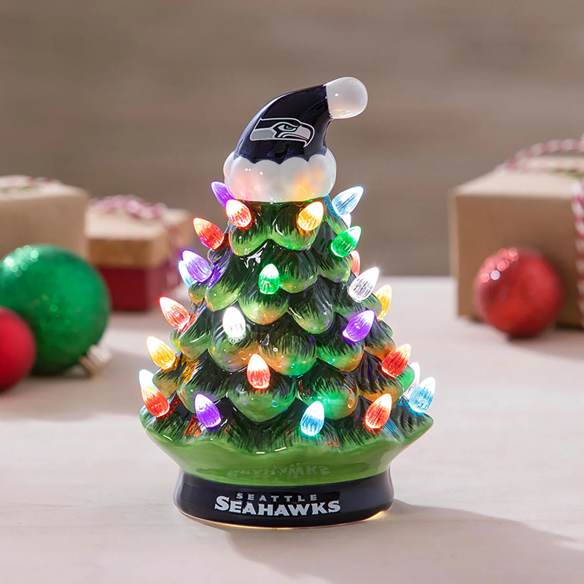 8'' NFL LED Ceramic Christmas Tree - Image 12