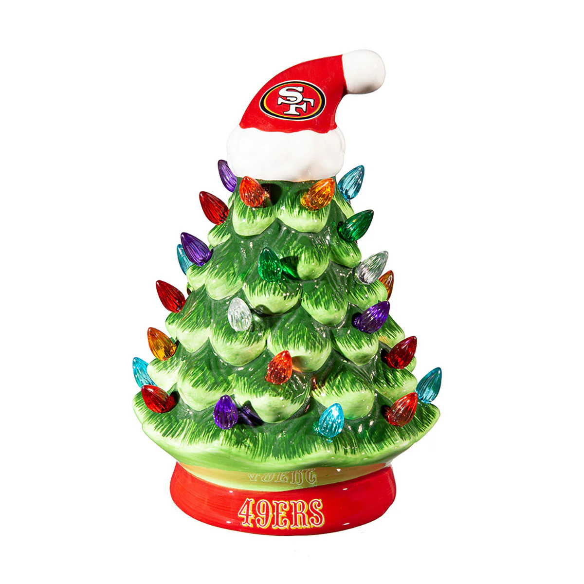 8'' NFL LED Ceramic Christmas Tree - Image 15