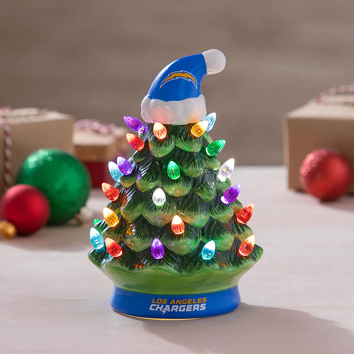 8'' NFL LED Ceramic Christmas Tree - Image 33