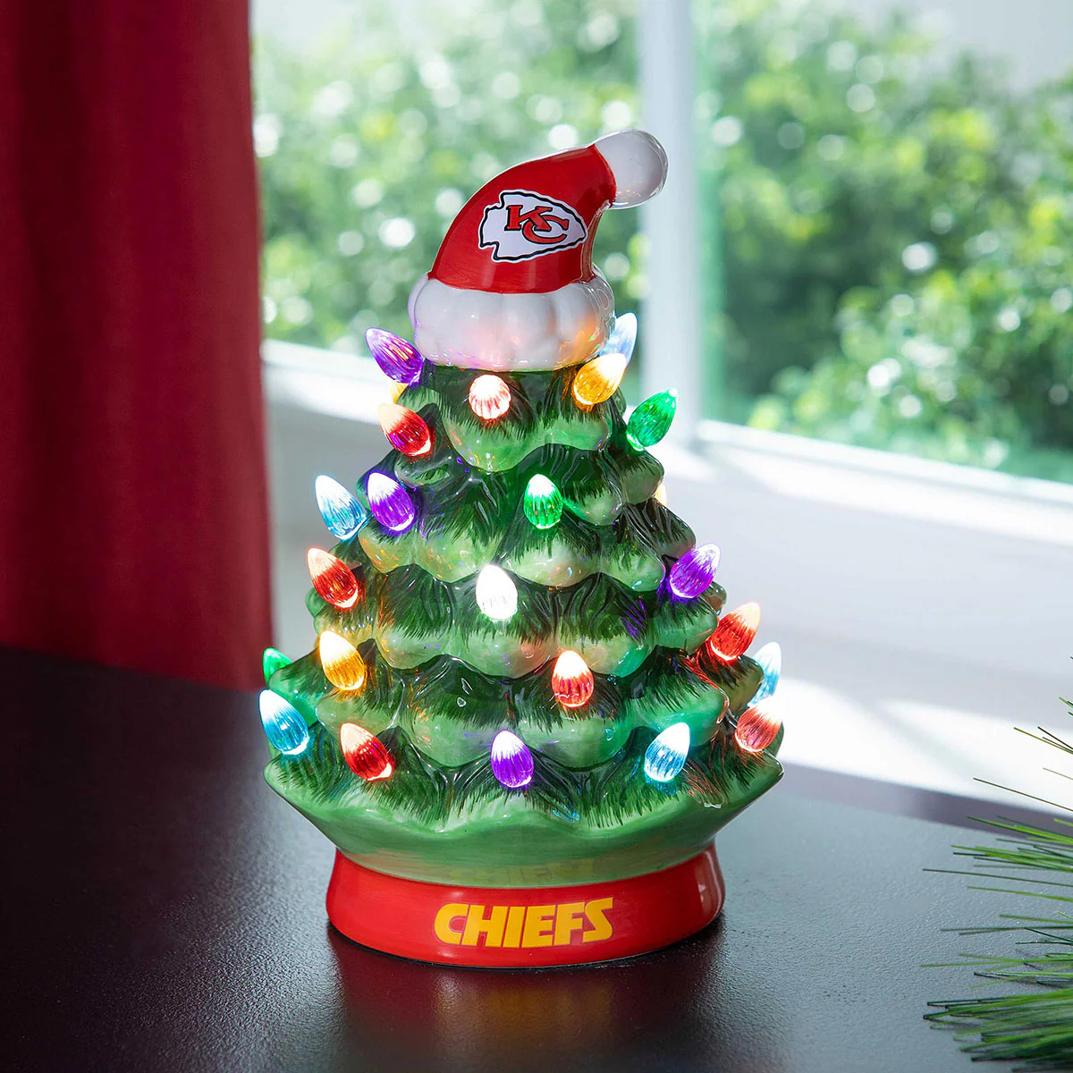 8'' NFL LED Ceramic Christmas Tree - Image 37